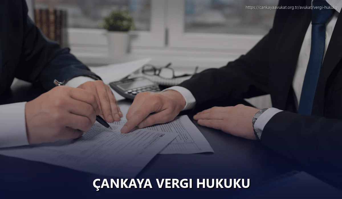 Çankaya Vergi Hukuku